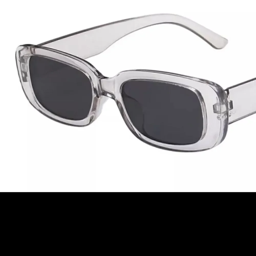 NWOT Y2K Square Grey Sunglasses